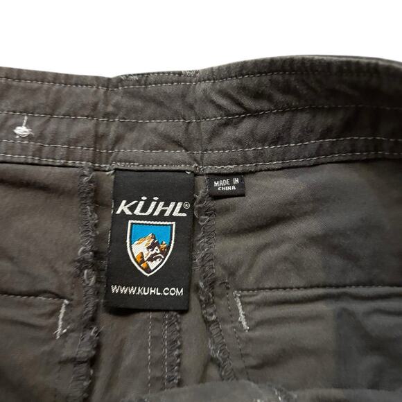 Kuhl Splash Roll Up Mid Rise Pants Dark Green UPF Quick Dry Pockets Women's 2 - Picture 5 of 9